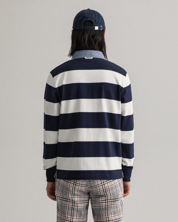 Gant Apparel Mens ORIGINAL BARSTRIPE HEAVY RUGGER 113/EGGSHELL