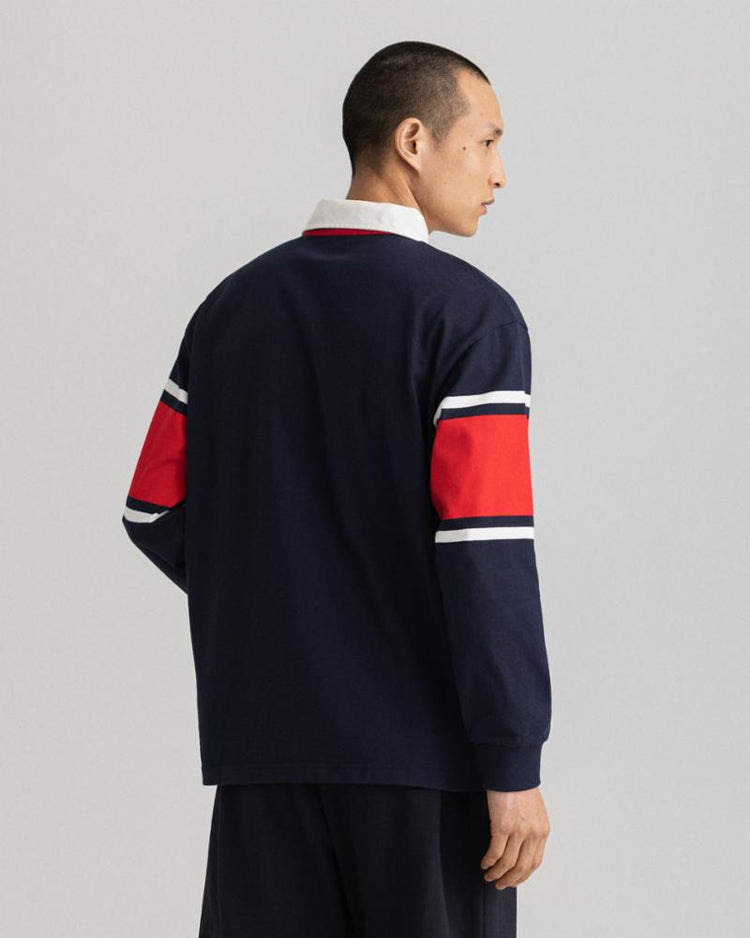 Gant Apparel Mens RETRO SHIELD HEAVY RUGGER 433/EVENING BLUE