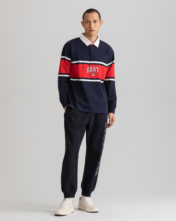 Gant Apparel Mens RETRO SHIELD HEAVY RUGGER 433/EVENING BLUE