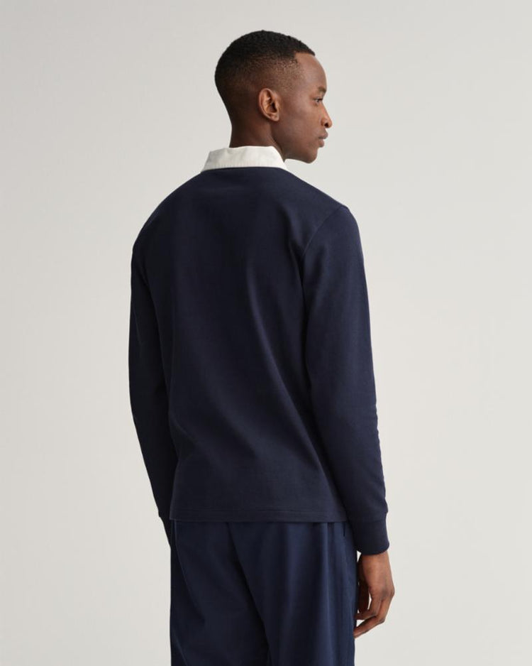 Gant Apparel Mens SOLID HEAVY RUGGER 433/EVENING BLUE