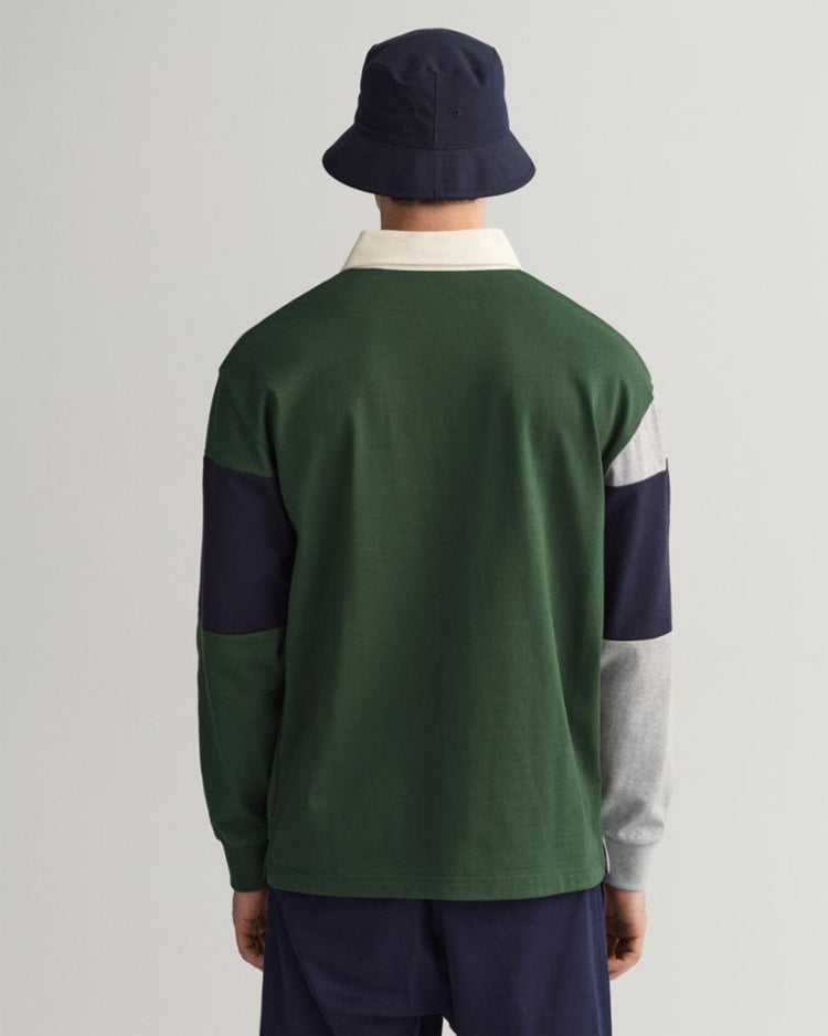 Gant Apparel Mens CREST SHIELD RUGGER 338/FOREST GREEN