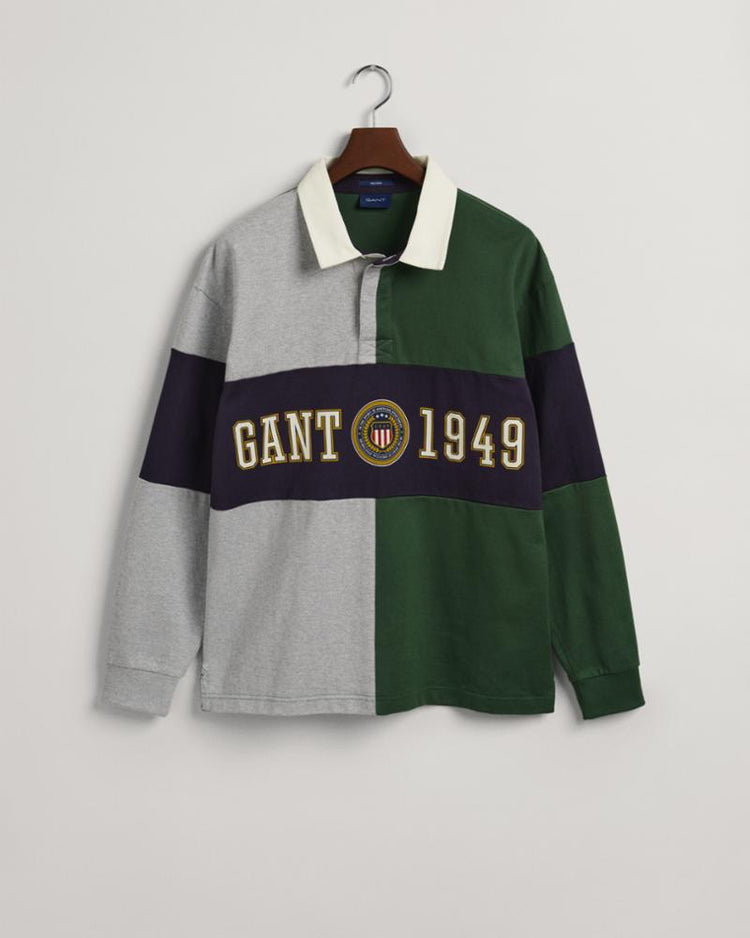 Gant Apparel Mens CREST SHIELD RUGGER 338/FOREST GREEN