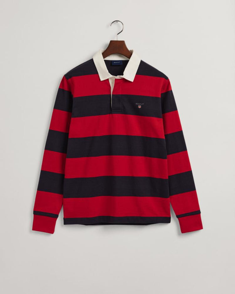 Gant Apparel Mens BARSTRIPE HEAVY RUGGER 630/RUBY RED
