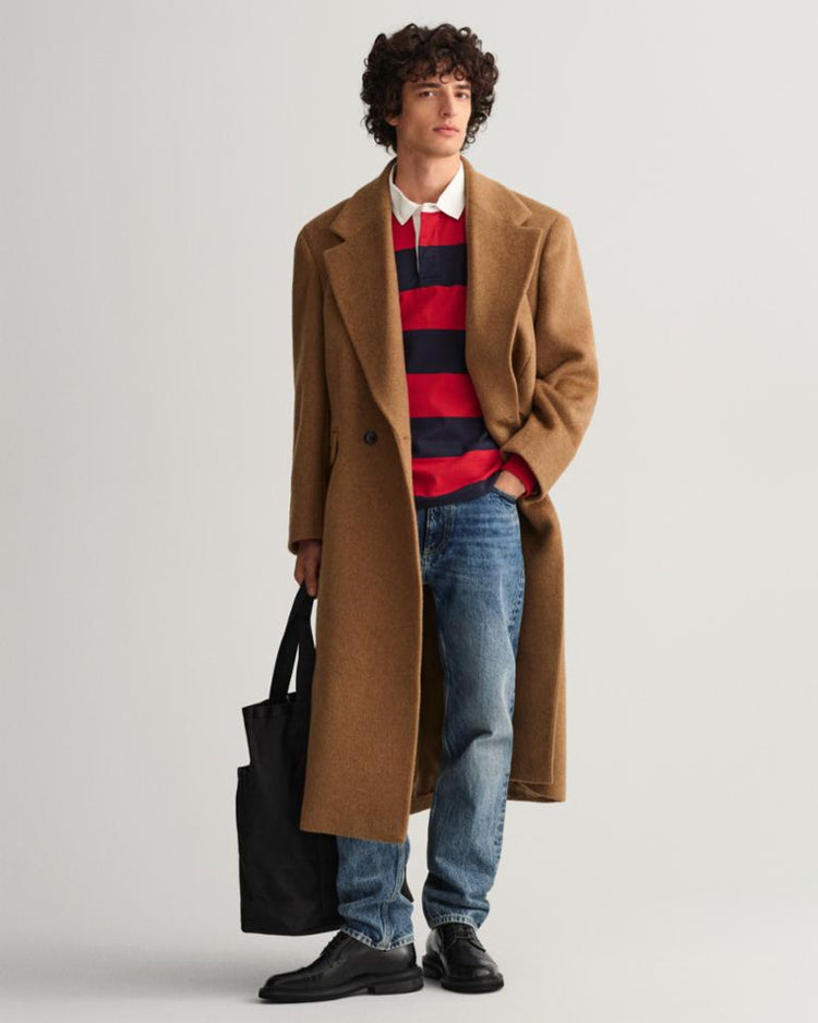 Gant Apparel Mens BARSTRIPE HEAVY RUGGER 630/RUBY RED