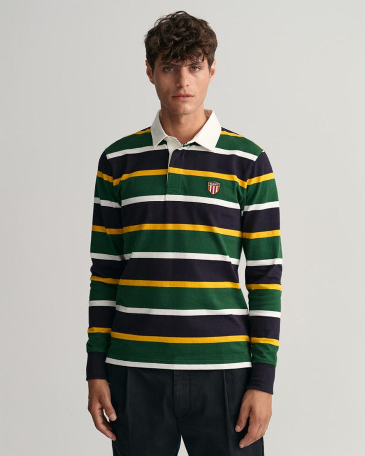 Gant Apparel Mens BANNER SHIELD HEAVY RUGGER 338/FOREST GREEN