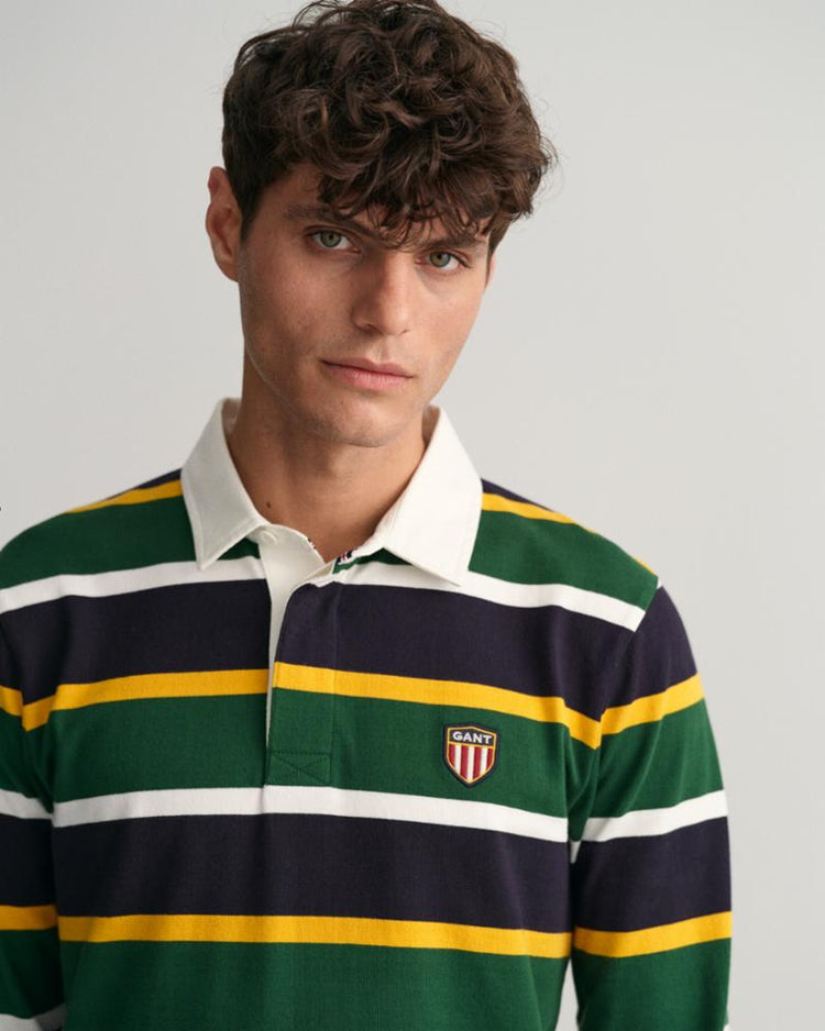 Gant Apparel Mens BANNER SHIELD HEAVY RUGGER 338/FOREST GREEN