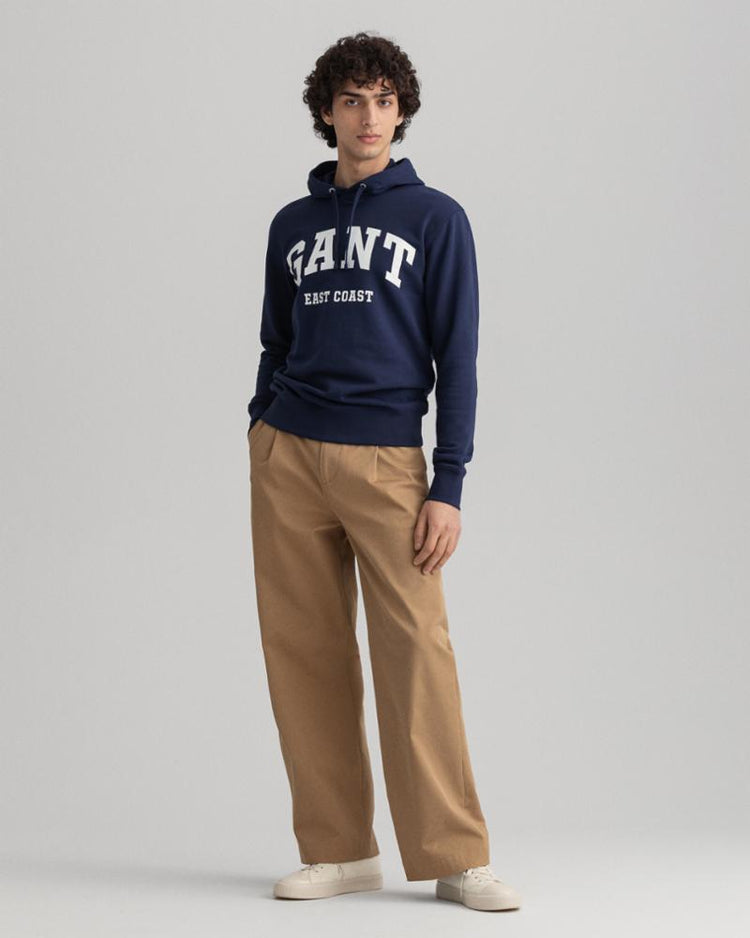 Gant Apparel Mens MD. GANT SWEAT HOODIE 433/EVENING BLUE