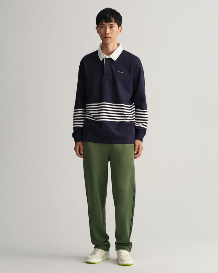 Gant Apparel Mens D2. STRIPE HEAVY RUGGER 433/EVENING BLUE