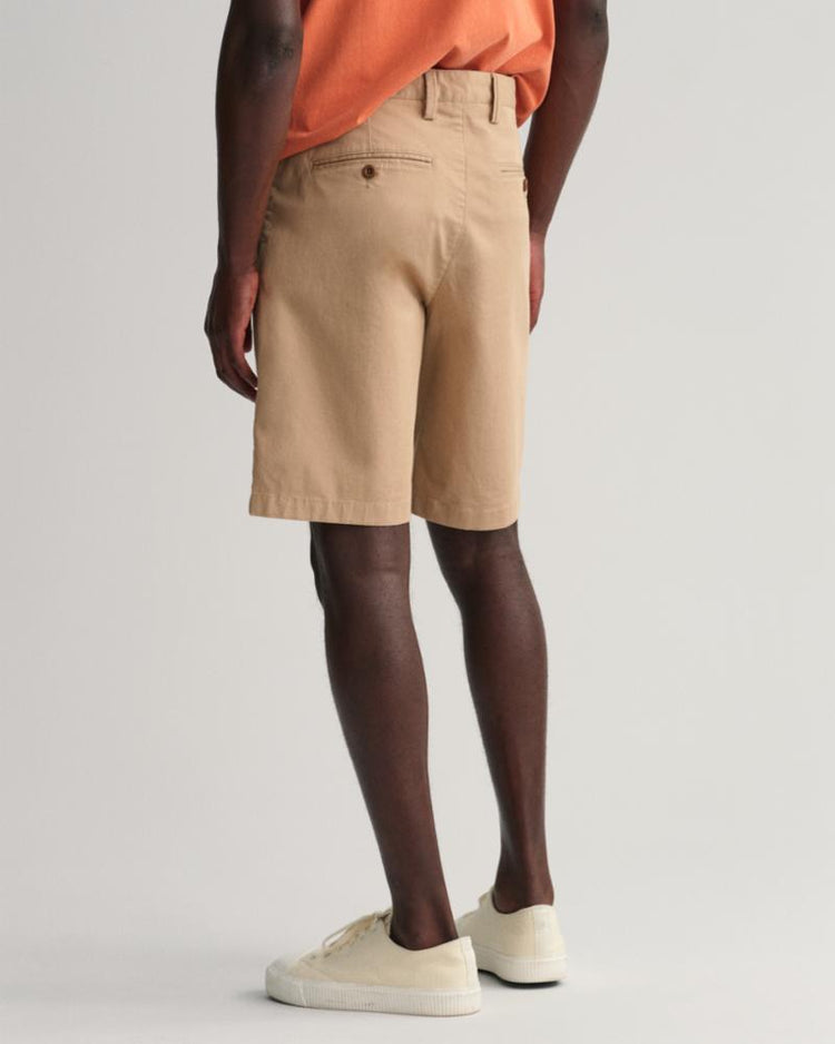 Gant Apparel Mens HALLDEN TWILL SHORTS 248/DARK KHAKI