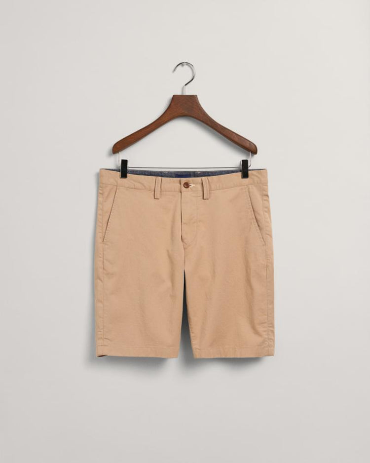 Gant Apparel Mens HALLDEN TWILL SHORTS 248/DARK KHAKI