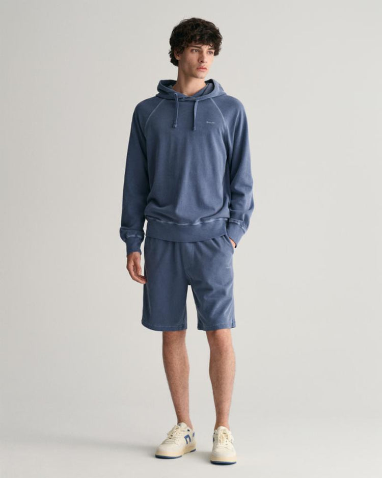 Gant Apparel Mens SUNFADED HOODIE 403/DUSTY BLUE SEA