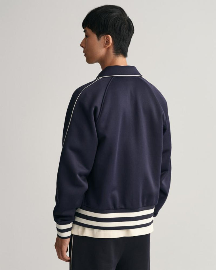 Gant Apparel Mens SAILING COLLAR TRACK JACKET 433/EVENING BLUE