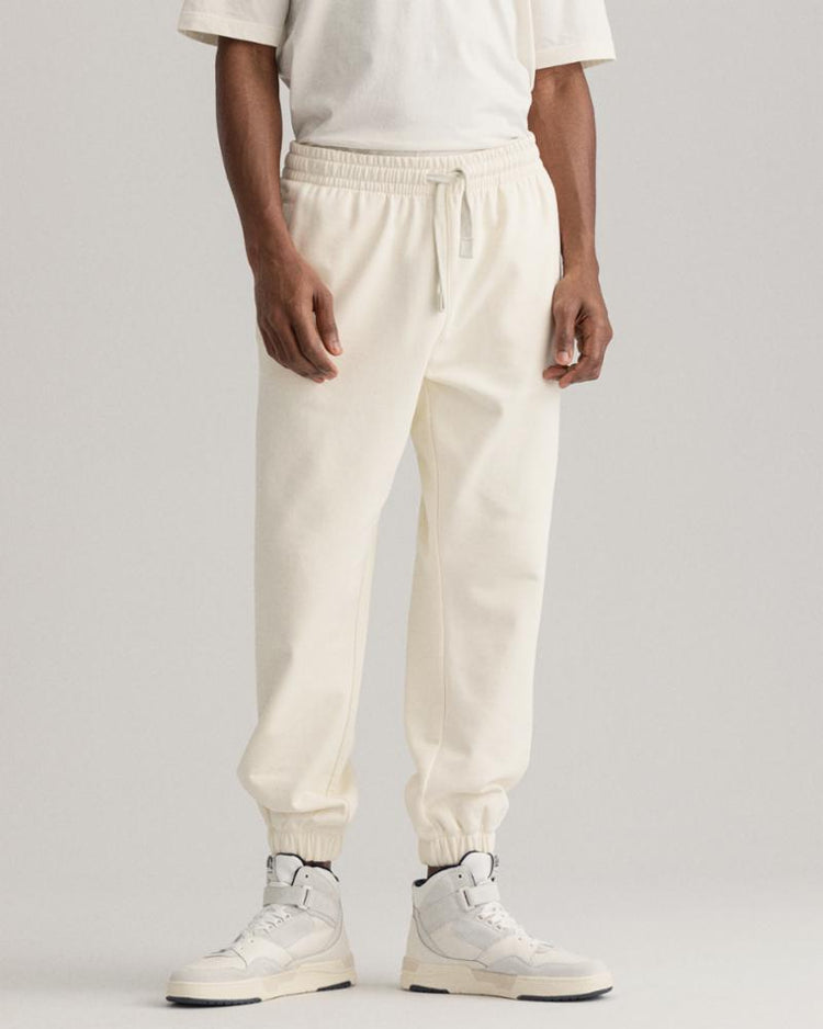 Gant Apparel Mens COLLEGIATE G SWEATPANTS 130/CREAM