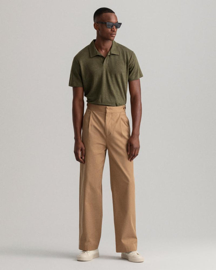 Gant Apparel Mens LINEN SS RUGGER 301/RACING GREEN