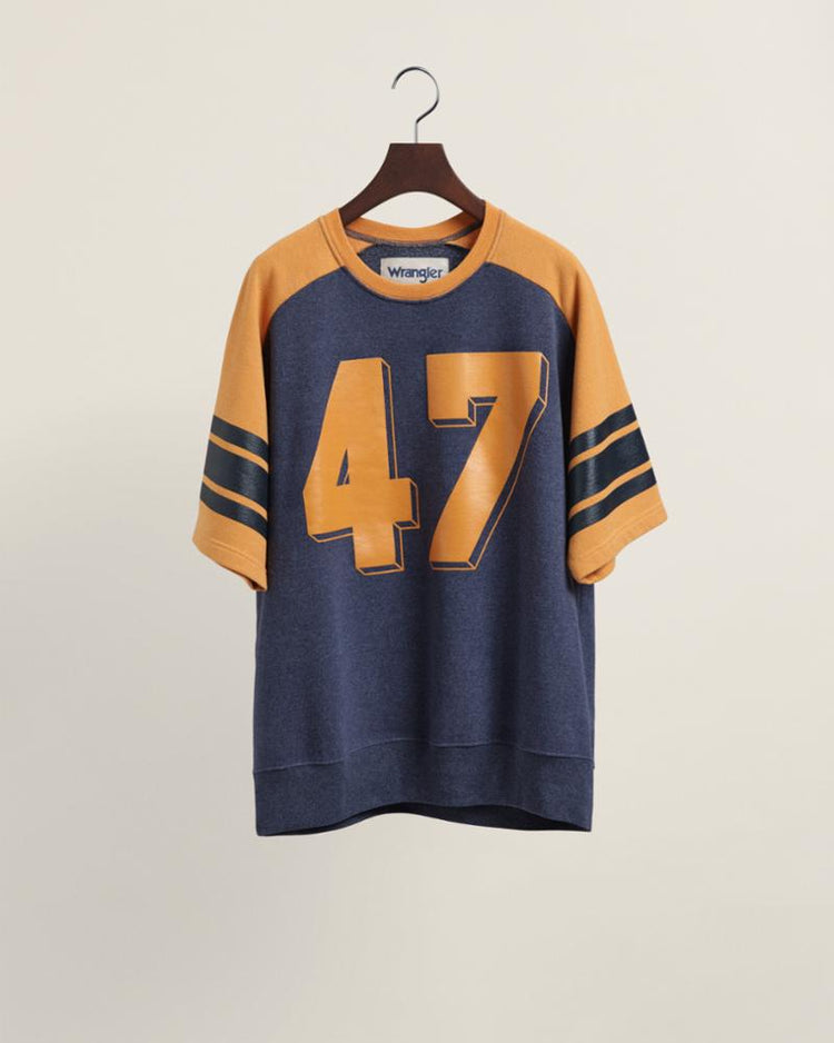 Gant Apparel Mens W. UNISEX HEAVY TEE WITH GRAPHICS 902/DARK JEANSBLUE MELANGE