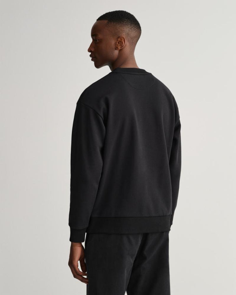 Gant Apparel Mens GANT CREST SHIELD CNECK SWEAT 5/BLACK