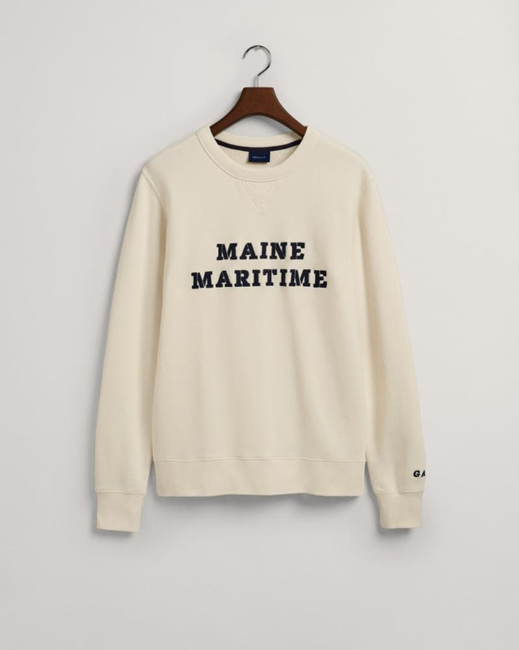 Gant Apparel Mens MARITIME C-NECK 130/CREAM