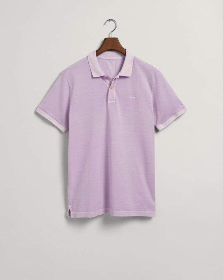 Gant Apparel Mens SUNFADED PIQUE SS RUGGER 525/SOOTHING LILAC