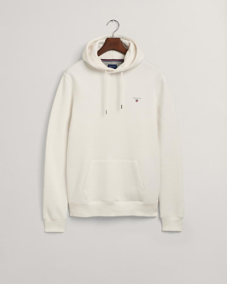 Gant Apparel Mens ORIGINAL SWEAT HOODIE 113/EGGSHELL