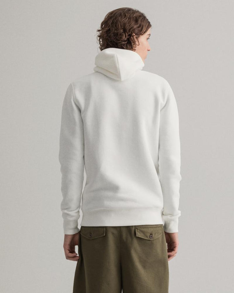 Gant Apparel Mens ORIGINAL SWEAT HOODIE 113/EGGSHELL