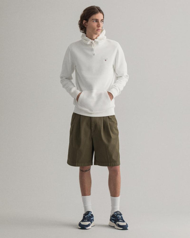 Gant Apparel Mens ORIGINAL SWEAT HOODIE 113/EGGSHELL