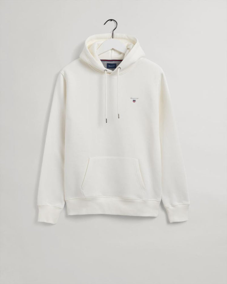 Gant Apparel Mens ORIGINAL SWEAT HOODIE 113/EGGSHELL