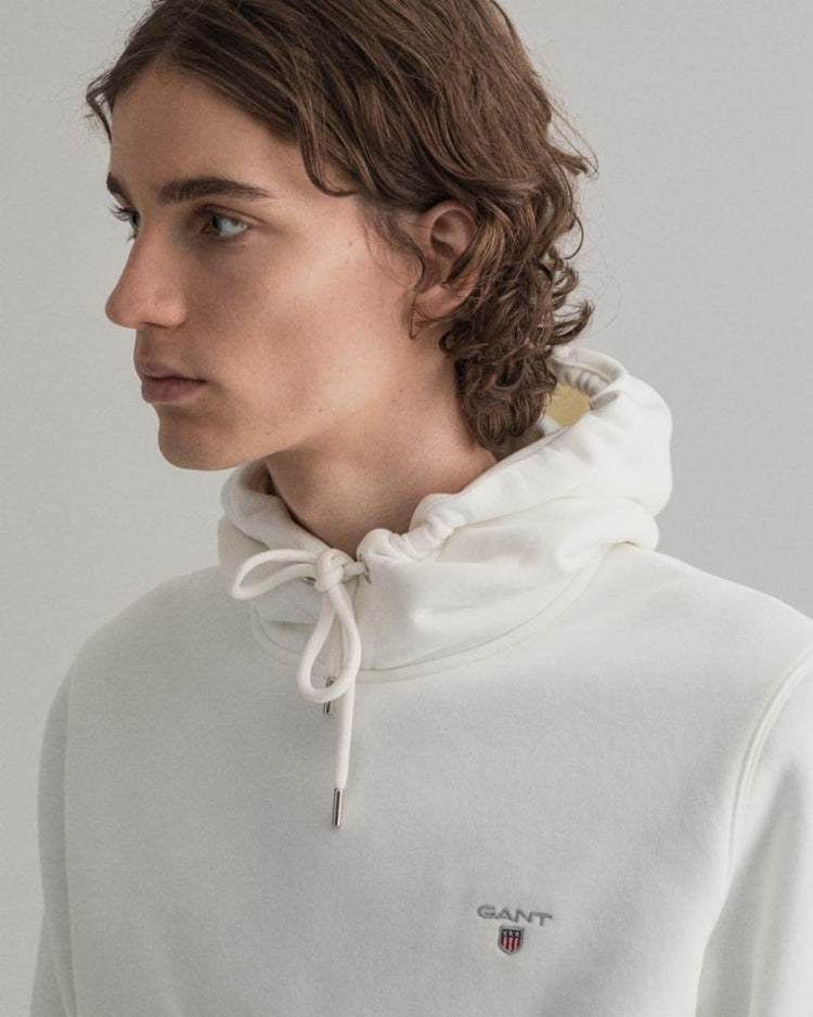 Gant Apparel Mens ORIGINAL SWEAT HOODIE 113/EGGSHELL
