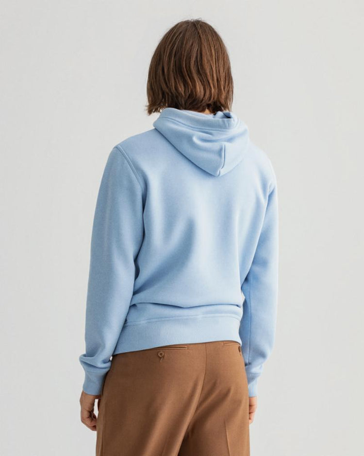 Gant Apparel Mens ARCHIVE SHIELD HOODIE 468/CAPRI BLUE