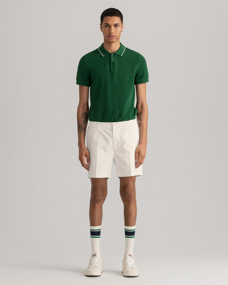 Gant Apparel Mens RACQUET CLUB SHORTS 113/EGGSHELL