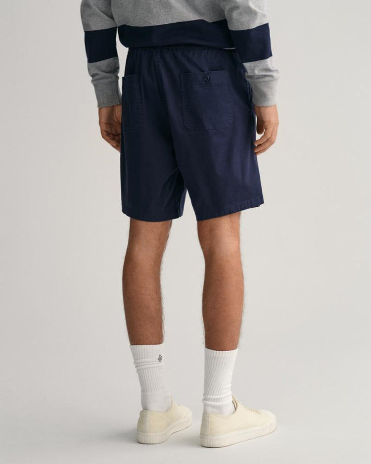 Gant Apparel Mens DRAWSTRING LOGO SHORTS 410/MARINE