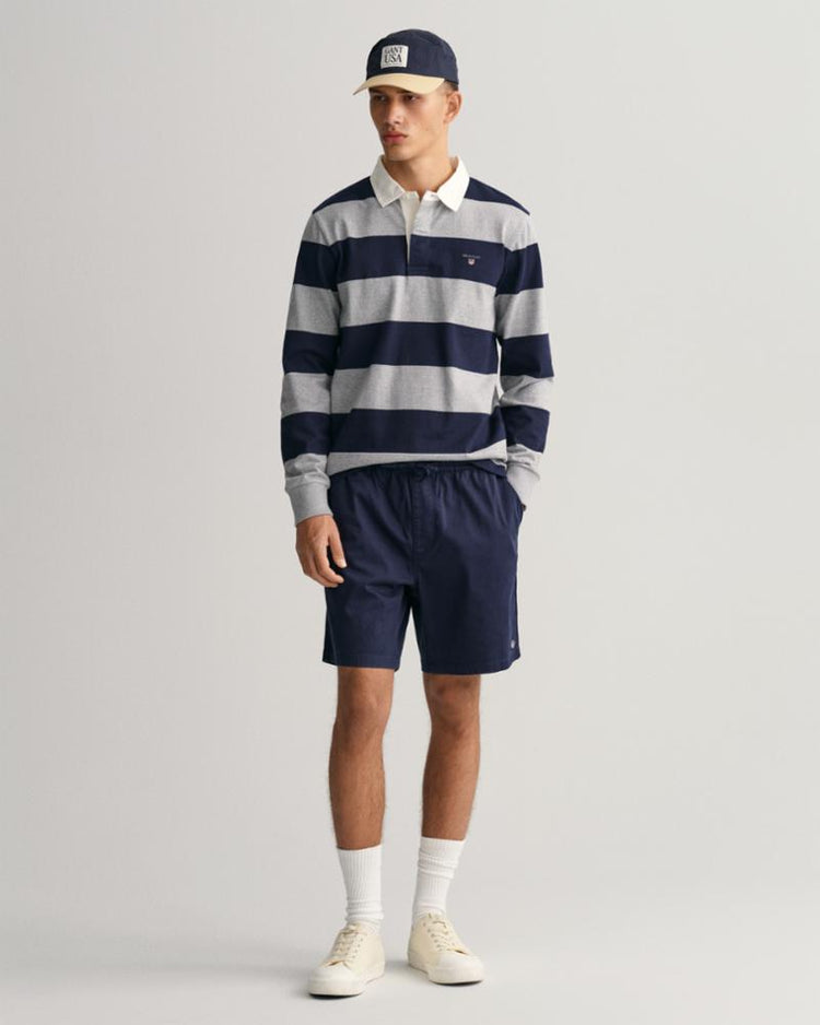 Gant Apparel Mens DRAWSTRING LOGO SHORTS 410/MARINE