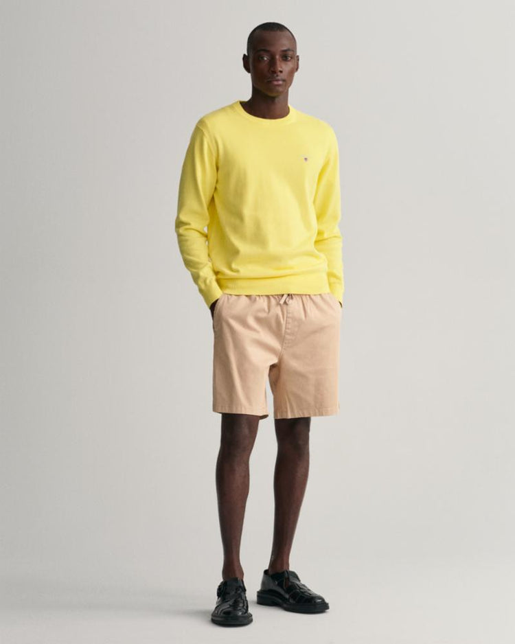 Gant Apparel Mens DRAWSTRING LOGO SHORTS 277/DRY SAND