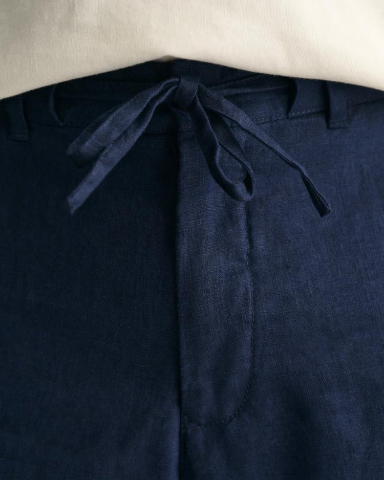 Gant Apparel Mens RELAXED LINEN DS SHORTS 410/MARINE