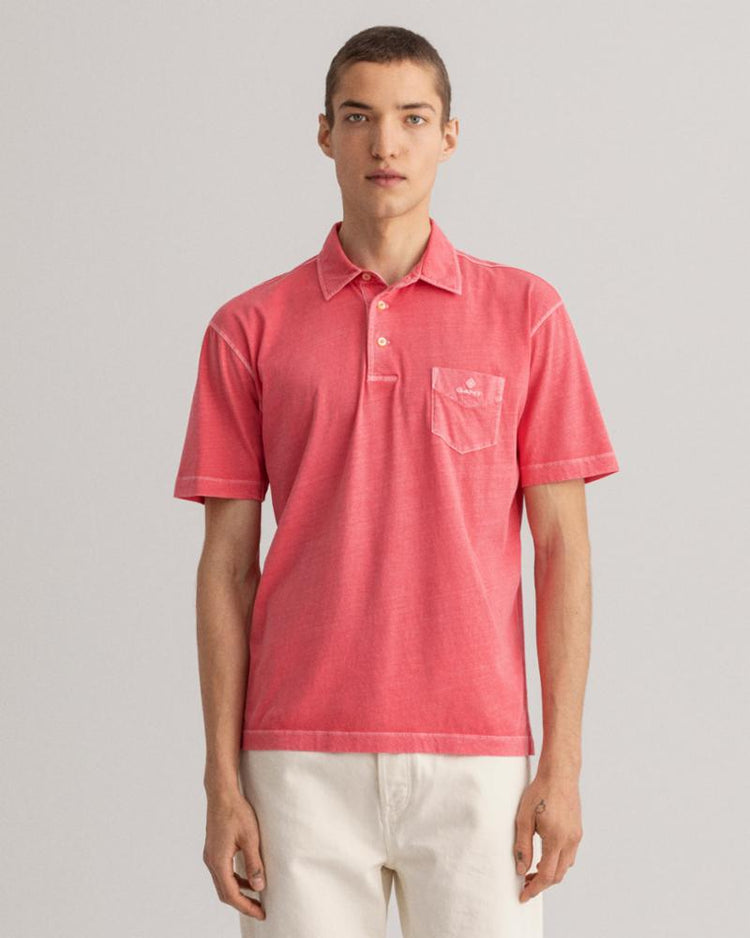 Gant Apparel Mens D2. SUNFADED JERSEY SS RUGGER 652/WATERMELON PINK