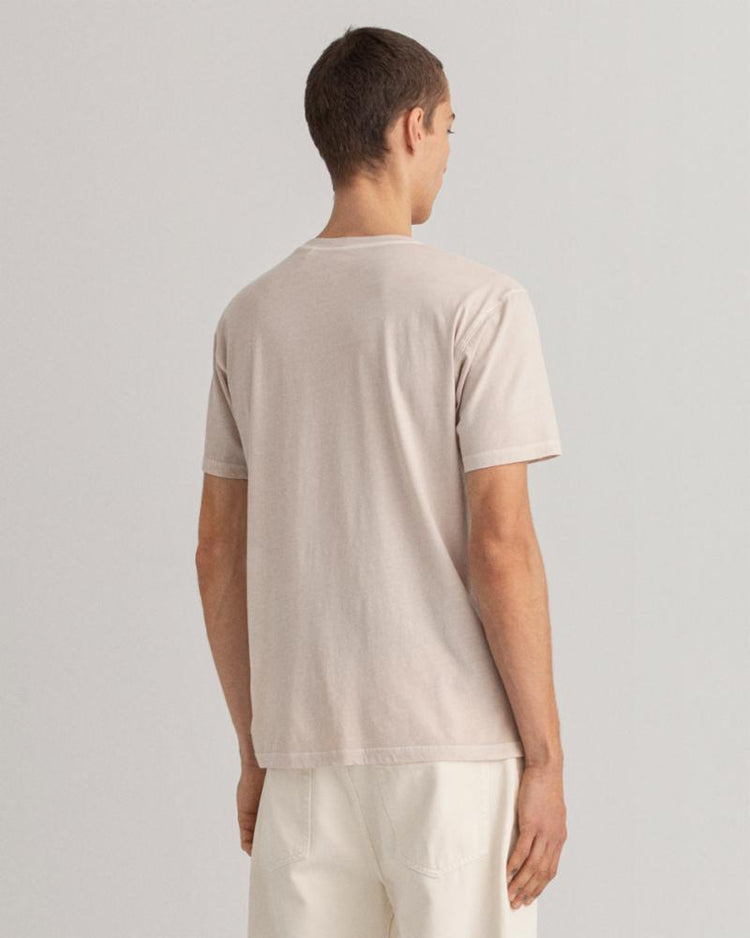 Gant Apparel Mens GANT 1949 SS T-SHIRT 34/PUTTY
