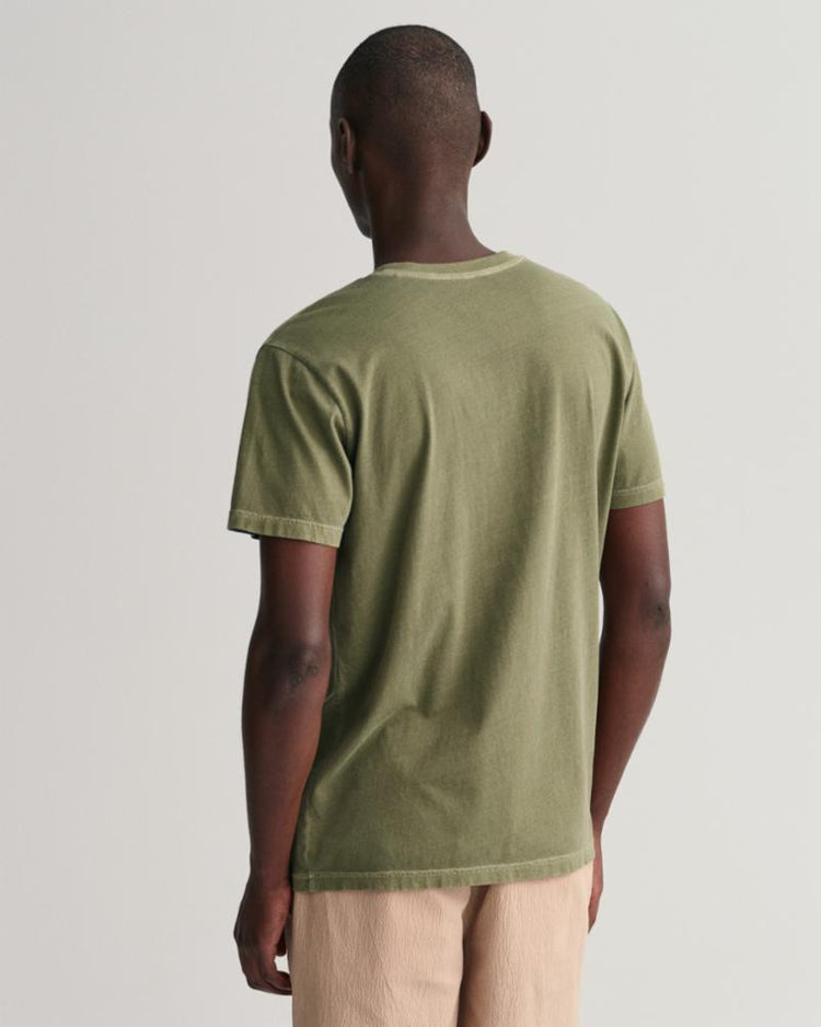 Gant Apparel Mens SUNFADED SS T-SHIRT 362/KALAMATA GREEN
