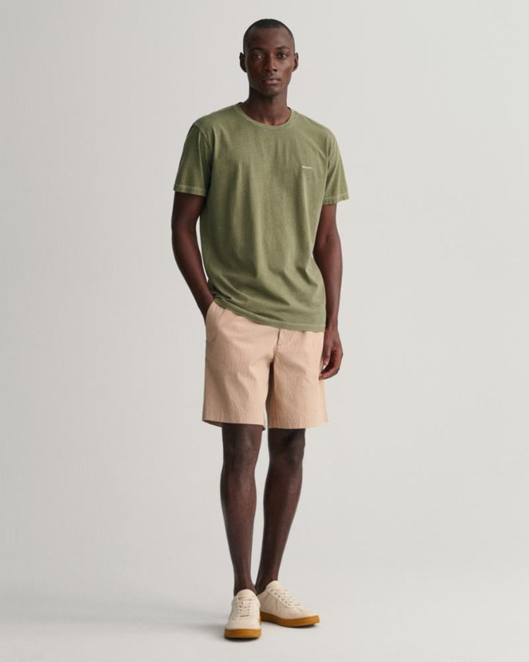 Gant Apparel Mens SUNFADED SS T-SHIRT 362/KALAMATA GREEN
