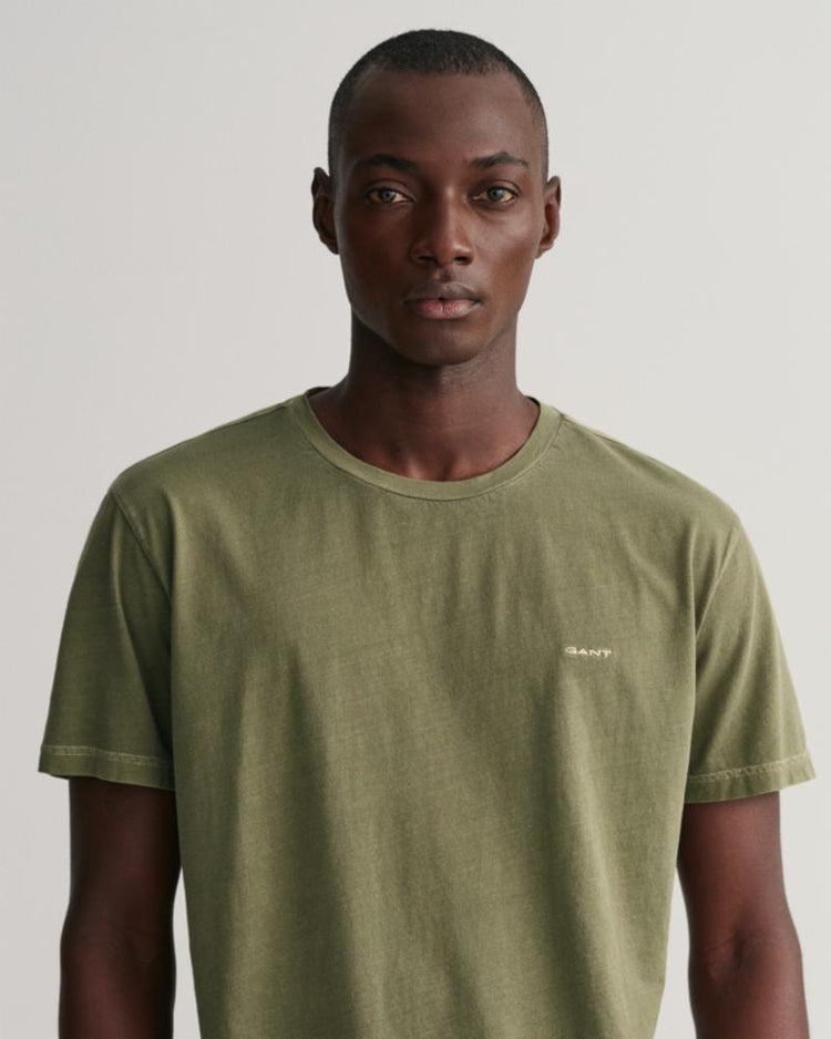 Gant Apparel Mens SUNFADED SS T-SHIRT 362/KALAMATA GREEN
