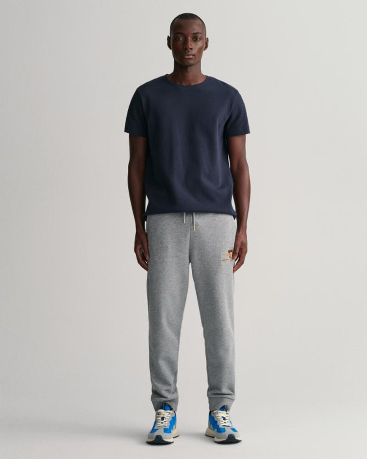 Gant Apparel Mens WAFFLE TEXTURE T-SHIRT 433/EVENING BLUE