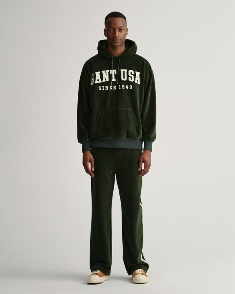 Gant Apparel Mens VELOUR PANTS 363/STORM GREEN