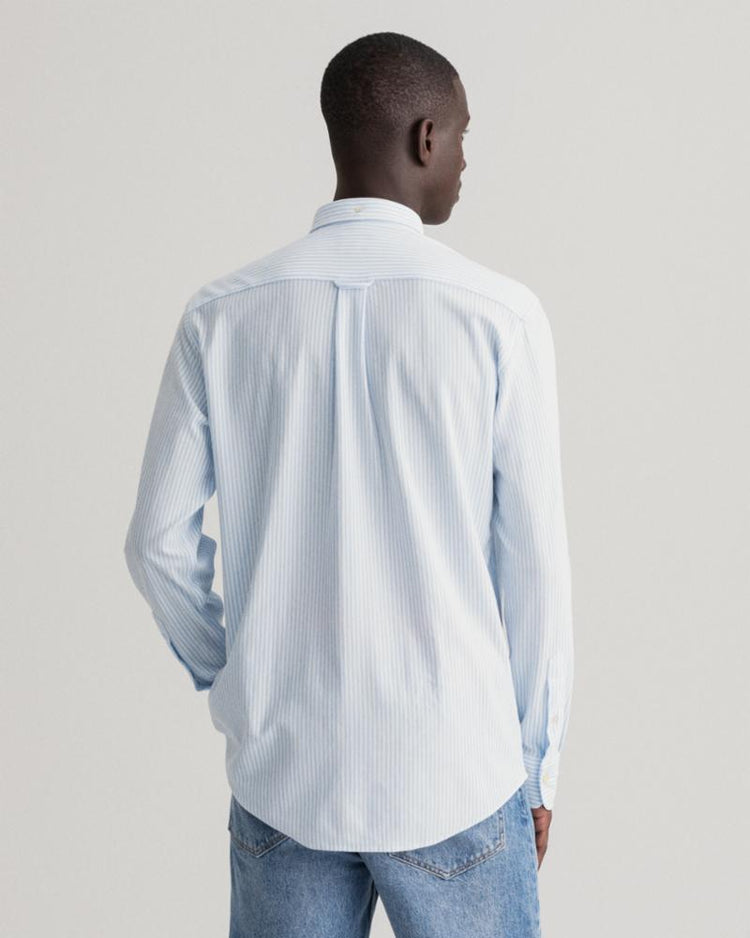 Gant Apparel Mens TP PIQUE STRIPE REG BD 468/CAPRI BLUE