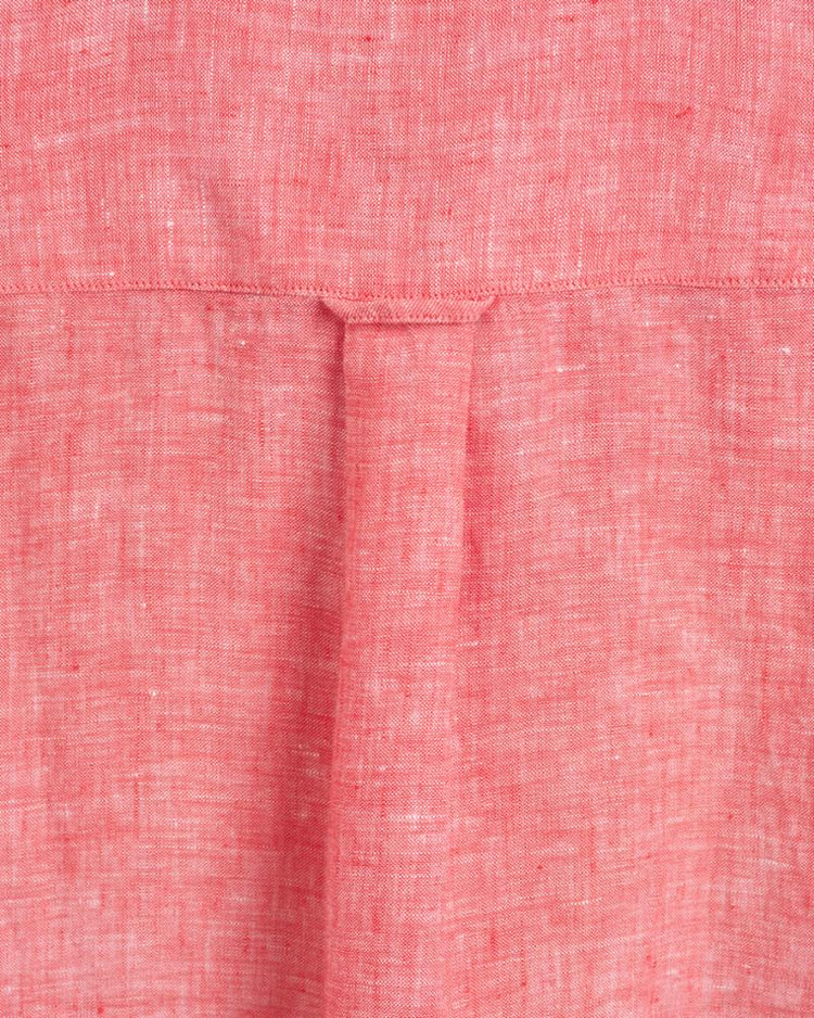 Gant Apparel Mens REG LINEN SHIRT SS BD 652/WATERMELON PINK