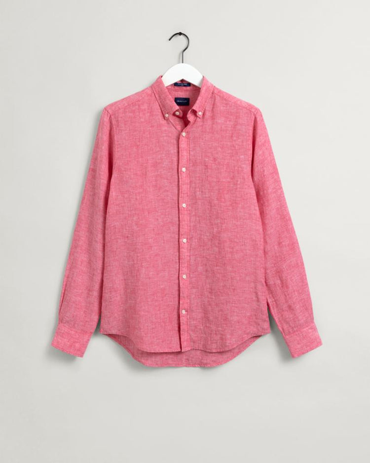 Gant Apparel Mens SLIM LINEN SHIRT BD 652/WATERMELON PINK