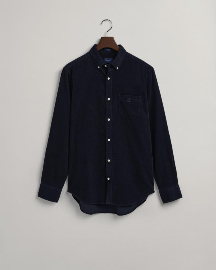 Gant Apparel Mens REG CORDUROY SHIRT BD 433/EVENING BLUE