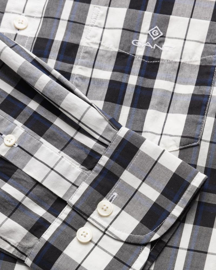 Gant Apparel Mens REG BC CHECK BD 113/EGGSHELL
