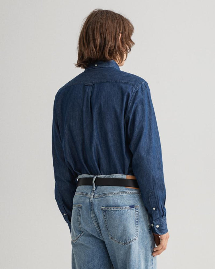 Gant Apparel Mens REG INDIGO BANNER SHIELD BD 989/DARK INDIGO