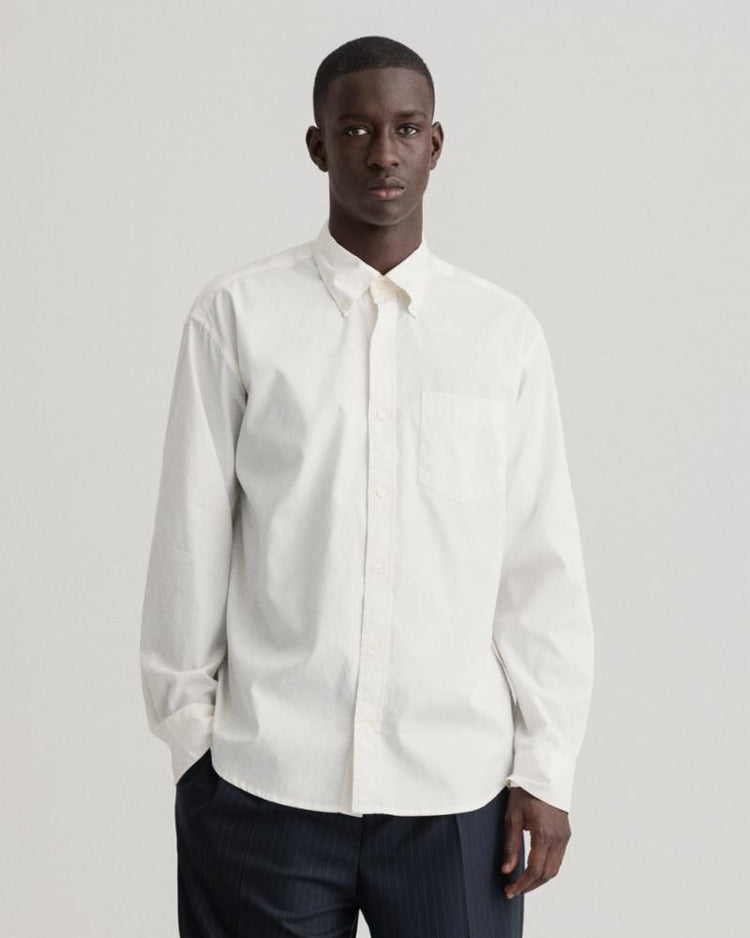 Gant Apparel Mens REL OXFORD BD 108/CAULK WHITE
