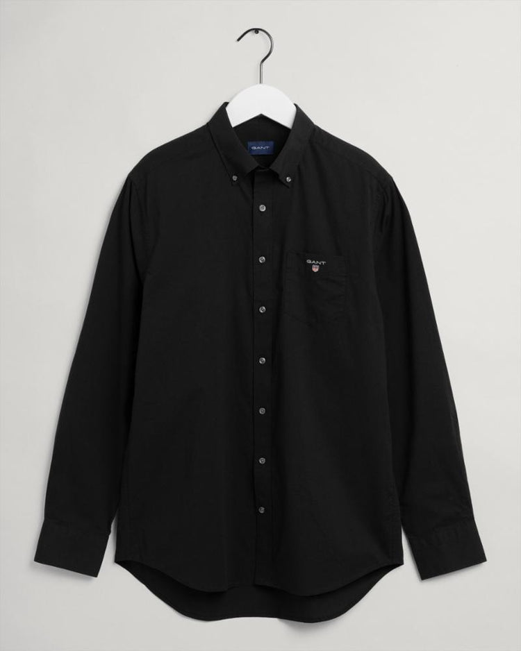 Gant Apparel Mens REG BROADCLOTH BD 5/BLACK