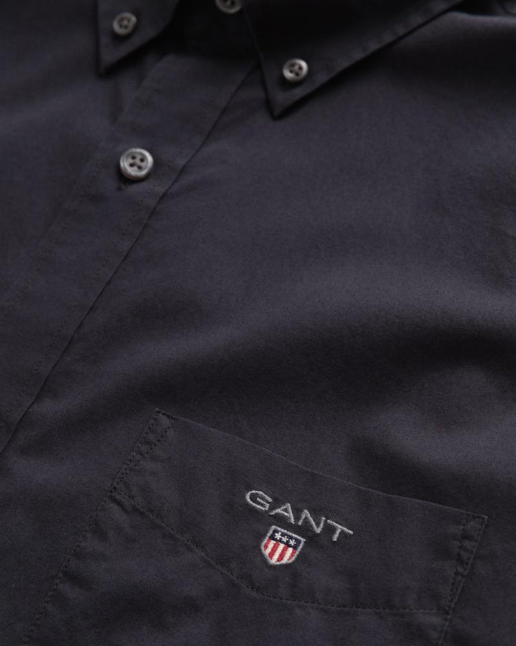 Gant Apparel Mens REG BROADCLOTH BD 5/BLACK