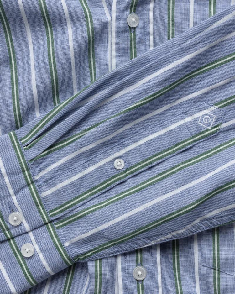 Gant Apparel Mens REL FIL A FIL SHIRT BD 436/COLLEGE BLUE